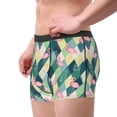 thumbnail image 2 of Susaid Flamingo Print Men's Mesh Boxer Briefs Cooling Breathable Sports Underwear Wide Waistband Boxer Briefs W/Fly-XX-Large, 2 of 5