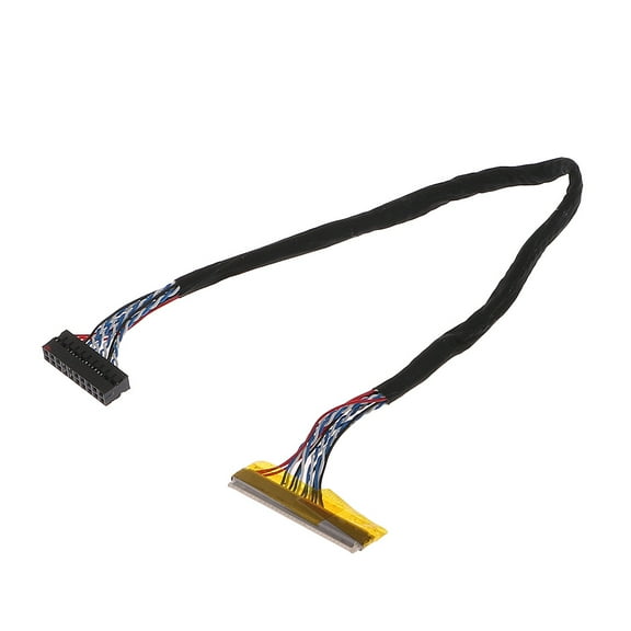 CIYISON Universal FIX 30 Pin 1ch 6bit LVDS Cable 26cm For 14.1-15.6inch LCD Panel