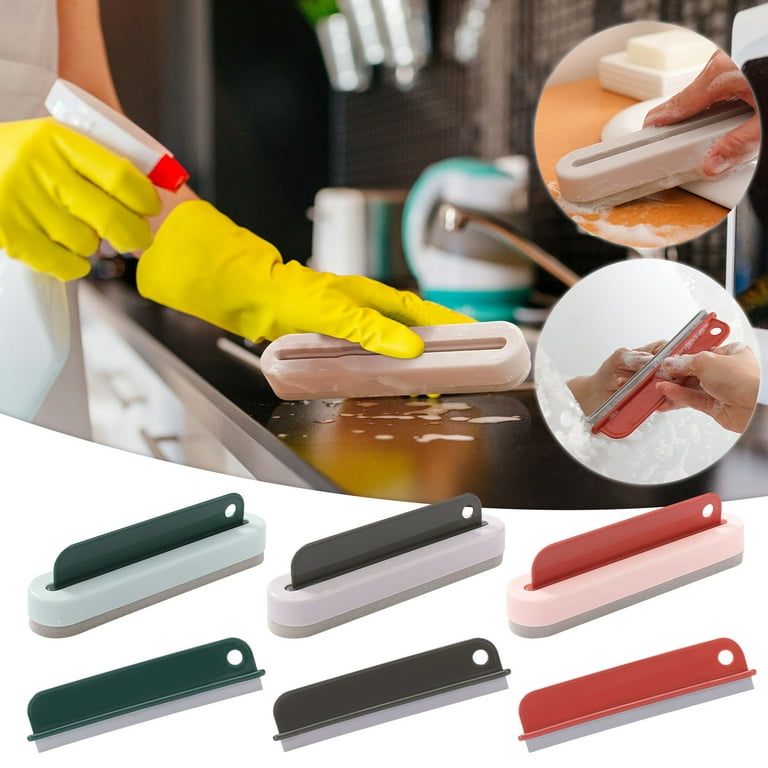 Kitchen Countertop Cleaning Brush Compact Sink Squeegee Wiper