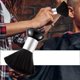 thumbnail image 5 of Cepillo profesional para el cuello de barbero con cerdas de nailon suaves para una rápida eliminación del vello, color plata., 5 of 5