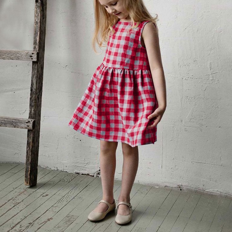 chinese dress ladies Darlene Orange Plaid Dress by Hell Bunny – Modern Millie