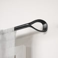 thumbnail image 2 of Umbra 1" Lasso Curtain Rod, 44-120", Black, 2 of 6