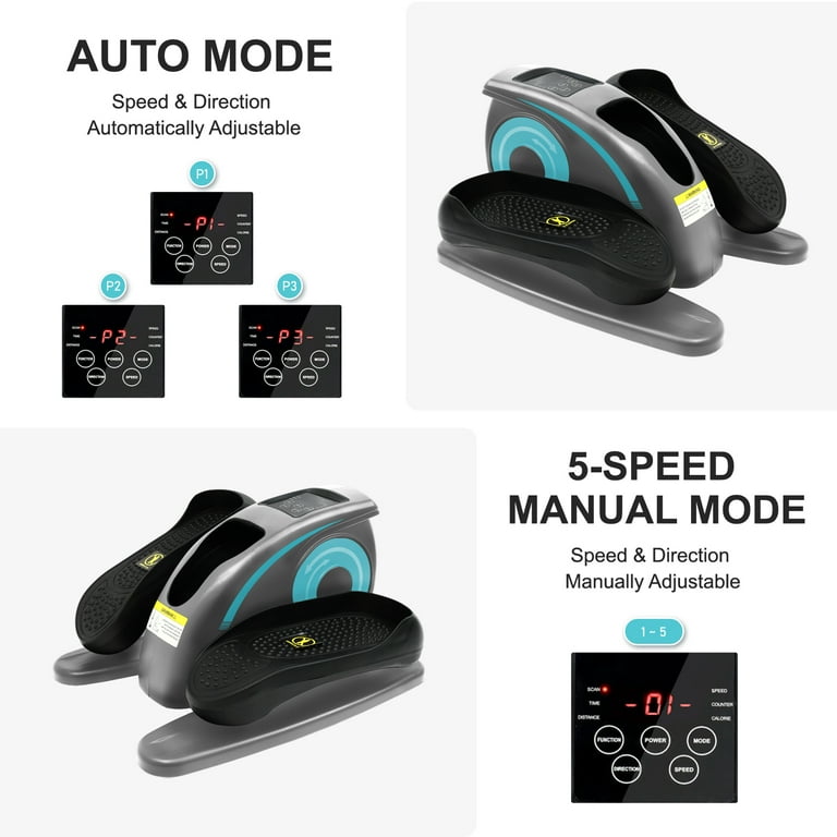 Under Desk Elliptical Machine, Quiet and Portable Electric Seated Pedal Exerciser with Remote Control and LCD Display Monitor for Adult &Seniors, Under Desk Elliptical Machine, Quiet and Portable Electric Seated Pedal Exerciser with Remote Control and LCD Display Monitor for Adult &Seniors,
