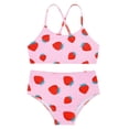 thumbnail image 6 of Lanbubble Girls 3 Piece Cover Up Swimsuit Set Hawaiian Bikini Bathing Suit with Pompom Tassel 7-12Y, 6 of 11