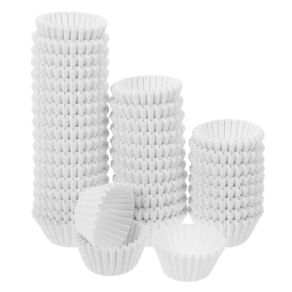 CTIRCHIU Mini Baking Cups White 1000Pack 1In 0.8In Height