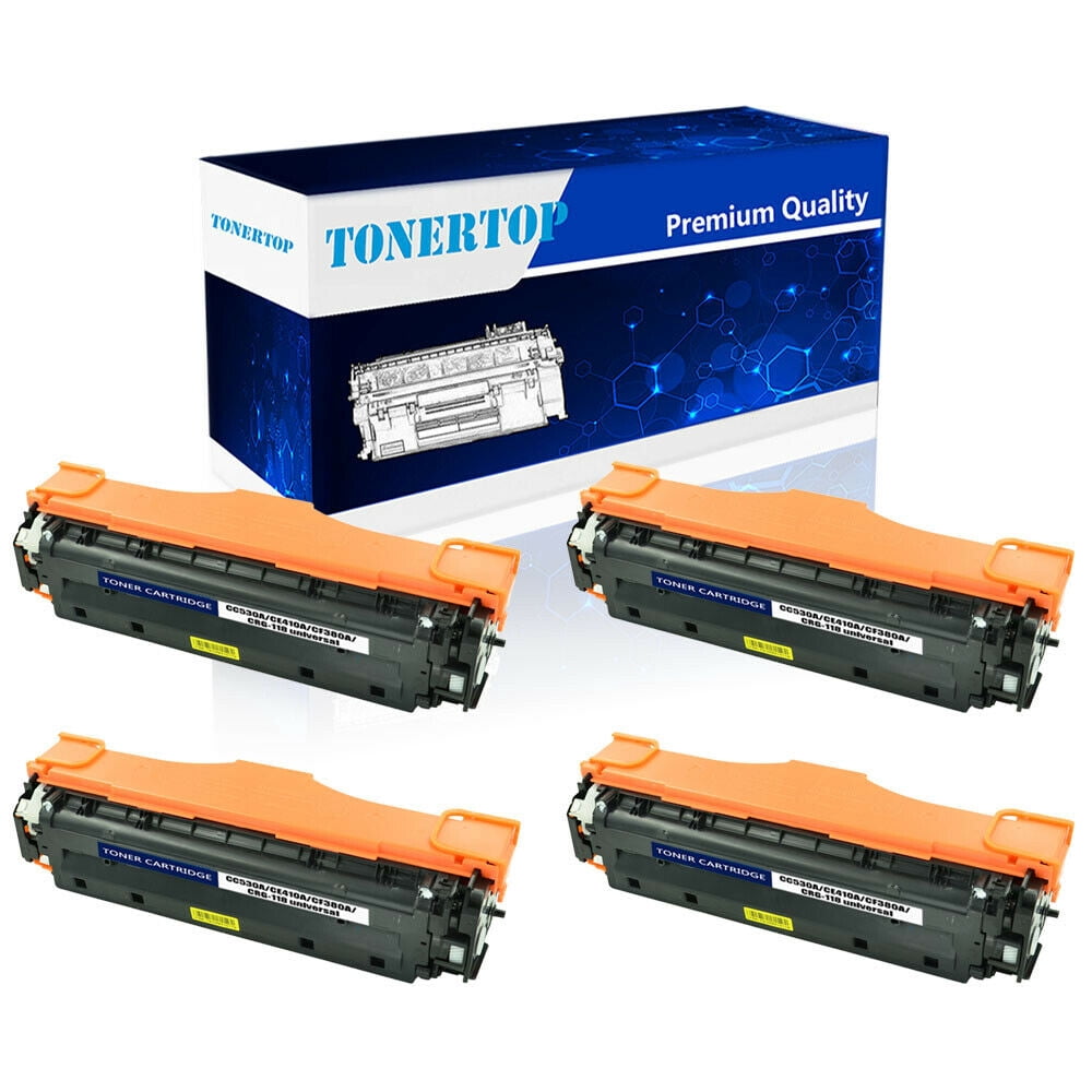 4 Pack C118 Black Toner For Canon 118 