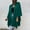 Green, variant on Women's Solid Color Long Sleeve Lapel Cardigan Top Jacket Casual Outerwear​​
