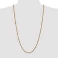 thumbnail image 2 of Real 14kt Yellow Gold 2.5mm Byzantine Chain; 30 inch; Lobster Clasp; for Adults and Teens; for Women and Men, 2 of 5