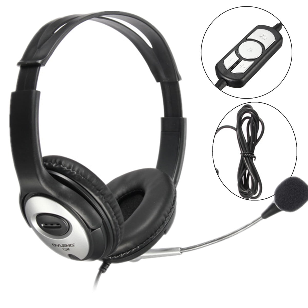 video conferencing headset with microphone