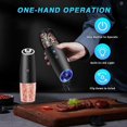 thumbnail image 3 of 2PCS Electric Salt and Pepper Grinder Set ABS, 3 of 5