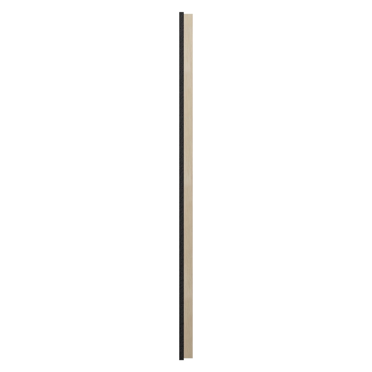 Ekena Millwork AcoustixPro Noise Cancelling Concave Small Slat Wall Panel 11"W x 94 1/2"H, White Wash (2 Pack)