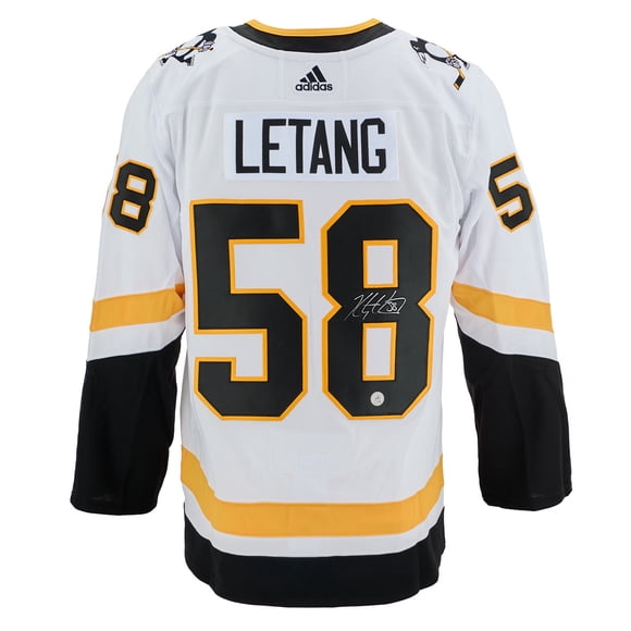 Kris Letang Signed Pittsburgh Penguins Reverse Retro adidas Jersey