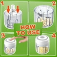 thumbnail image 6 of Portable USB Electric Chopper – Cordless Mini Food Processor for Garlic, Vegetables, Onions, Meat, Chili, Pepper & Fruit – Multi-Functional Grinder/Mincer, 6 of 7