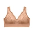 thumbnail image 4 of Glamorise Bramour Lexington Lace Plunge Bralette Wirefree Bra 7013 (Women's & Women's Plus), 4 of 9