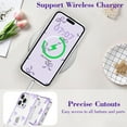 thumbnail image 6 of Case for iPhone 15/plus/pro/pro max, Clear Cute Ribbon Bowknot Pattern Aesthetic Transparent Phone Case Raised Camera Protection Stylish Slim Soft Durable TPU Protective Cover for Women Girls, 6 of 9