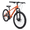 Orange, variant on Cybic 27.5 Inch Mountain Bike, Iron Frame, 21 Speed Shifting, Dual Disc Brakes, Bicycle for Adults