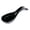 Black, variant on Omniware Simsbury Spoon Rest - Stoneware Kitchen Spoon Holder, Heat-Resistant with Lead-Free Glaze, 8.25” with Arched Handle, Dishwasher Safe for Easy Cleaning (Simply Blue)