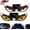 2pcs C, variant on Solar Demon Eye Led Car Window Light, Dynamic Vibration Activated Neon Ambient Lamp, USB‑C Rechargeable Suction‑Mount Window Decor for SUV, RV & Trucks