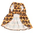 thumbnail image 1 of Holiday Dog Clothes, Pumpkin Pattern Soft Halloween Puppy Dress Polyester Round Neck  For Photography For Outdoor, 1 of 7