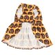 thumbnail image 3 of Vestido de perro de Halloween, patrón de calabaza único a la moda, cuello redondo, ropa cómoda y suave para perros de vacaciones para cachorros, 3 of 5