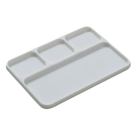 

NUOLUX 1pc Sauce Dish Melamine Seasoning Plate Dry and Wet Dipping Sauce Dish (White)