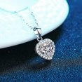 thumbnail image 4 of 14K Gold Heart Necklace for Women, Moissanite Heart Pendant, Exquisite Jewelry Gift for Mother, Wife, Girlfriend, Symbol of Unending Love, 4 of 4
