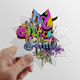 thumbnail image 1 of Calle cultura colorido graffiti rap palabras Calcomanías solares de vinilo, 1 of 3