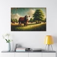 thumbnail image 4 of Hereford Bull Canvas Gallery Wrap, Hereford Cattle, 4 of 4