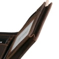 thumbnail image 3 of Cepillo antirrobo Cartera de hombre Cartera de cuero genuino Cartera casual corta de cuero Crazy Horse, 3 of 4