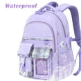 thumbnail image 2 of Gmdisc School Backpack for College High Middle School Fashion Student bag, Cute Lightweight Teen Bookbag for Teens Women, Purple, 2 of 10