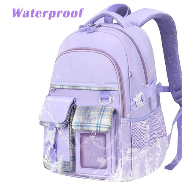 Aursear Durable Nylon School Backpack for Kids, Girls