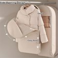 thumbnail image 4 of Space Saving Hanging Garment Bag with Self Compression Zipper,Dust Cover Clothes Bags for Down Coat,Space Saver Closet Organizers, 4 of 6