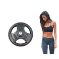 thumbnail image 2 of Disco Olímpico Recubierto Con Caucho 10kg (22 Lb/1 Pulgada) High End Fitness Disco_HF_10, 2 of 2