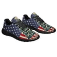 thumbnail image 6 of Merry ChriStas Tree American flag Shoes Sneakers Black Size 7, 6 of 7