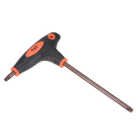 

Uxcell T40 Anti Tamper Proof Torx Key T-Handle Dual End Wrench S2 Steel