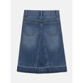thumbnail image 4 of Wonder Nation Girls Denim Midi Skirt, Sizes 4-18, 4 of 5