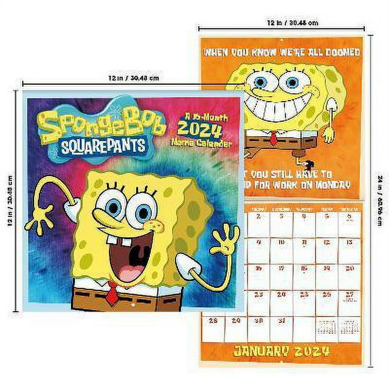 Spongebob 2025 Calendar 2025 Calendar andrei carleen