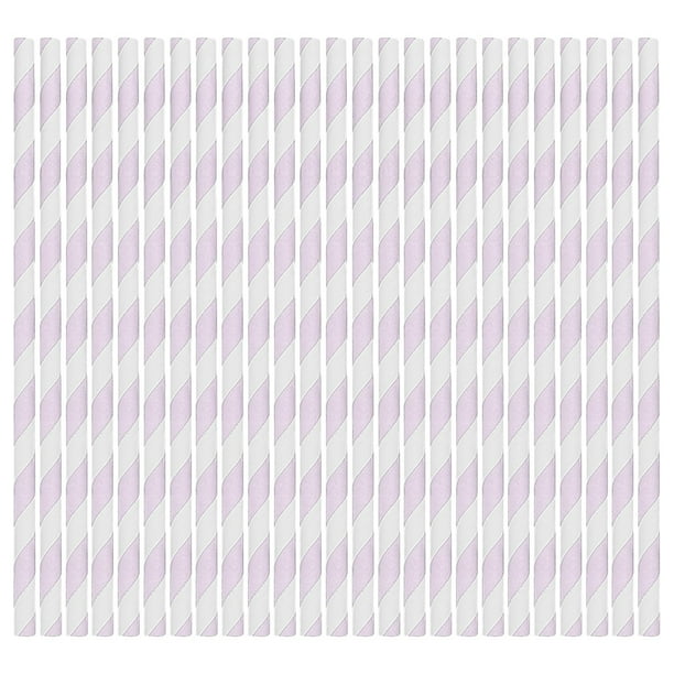 Fiudx Pajitas de Papel de Colores, Pajitas de Rayas Surtidas, Artículos Ecológicos para Fiestas, Decoración para Cumpleaños y Bodas, Manualidades Divertidas.