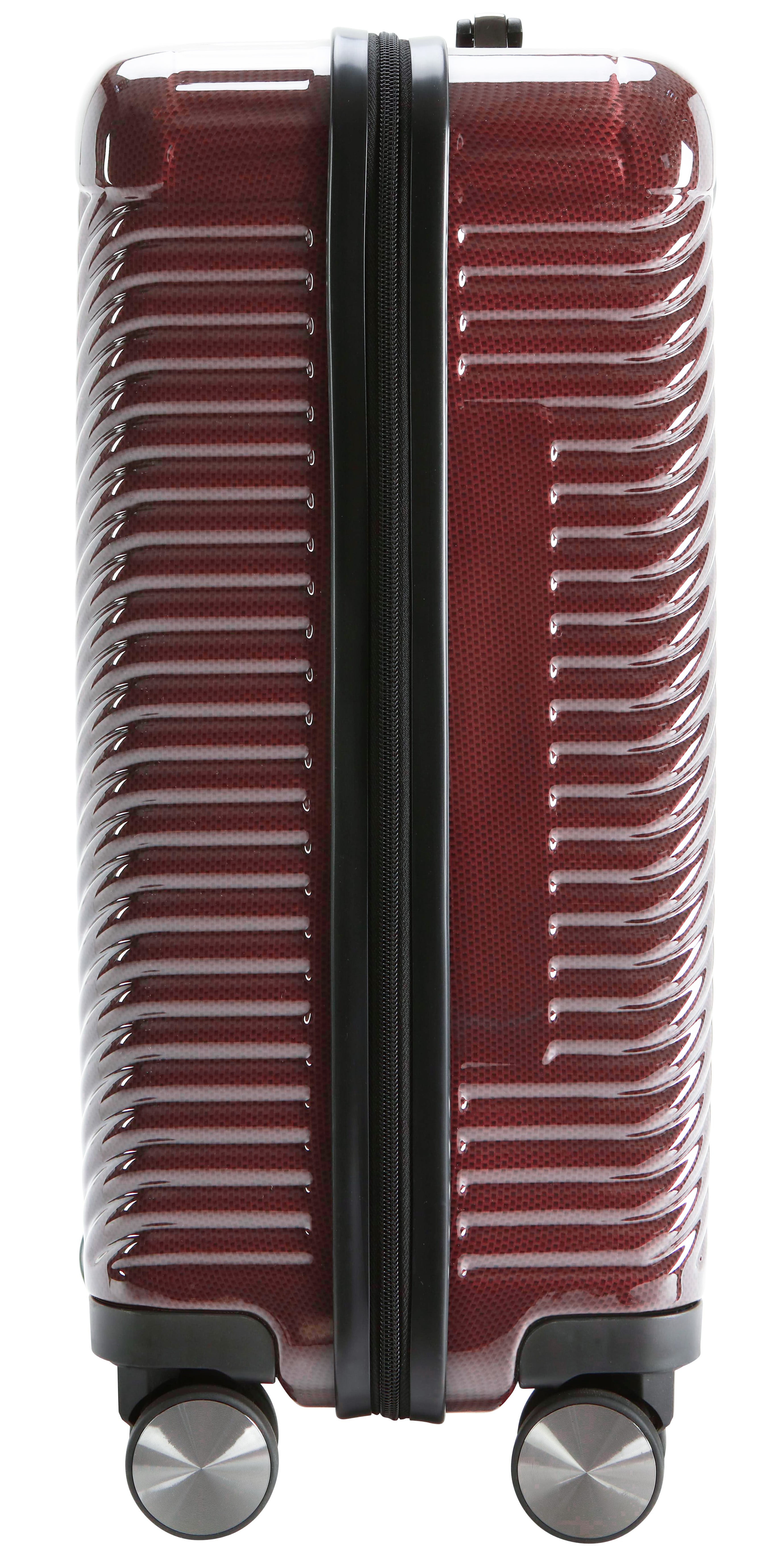Ecotech Veer 20-inch Hardside Travel ABS Carry-on Luggage, Chocolate, All Ages