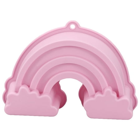 

Firxreer Rainbow Baking Mould | Silicone Rainbow Christmas Candy Moulds | DIY Cake Molds for Home Made Jelly Cake Pudding Baking Christmas Party Desserts