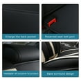 thumbnail image 3 of Maidao Car Seat Covers Leather Set for Honda for Crosstour 2010-2015 288 Seats Compatible Airbag Water Resistant Front Rear Cushion Protector with Headrest Black and Red, 3 of 8