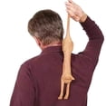 thumbnail image 4 of Cat Shaped Back Scratcher 17.7", Funny Handheld Back Scratcher,Wooden Long Handle Scratching Massager, Novelty Back Scratcher for Instant Relief, Gift for Women, Men, Parents, and Adults, Khaki, 4 of 5