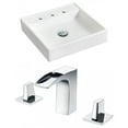 thumbnail image 1 of Imaginations Américaines 17.5-po. W Vessel Set Blanc, 1 of 5