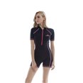 thumbnail image 2 of karymi Woman Short Sleeve 2mm Neoprene Conjoined Diving Suit Thin Wetsuit New Hiking Accessories Hiking Accessories, 2 of 5