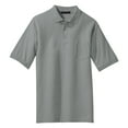 thumbnail image 5 of Yellow Rooster Men's Short Sleeve Silk Touch Polo with Pocket Cool Grey 4XL, 5 of 6