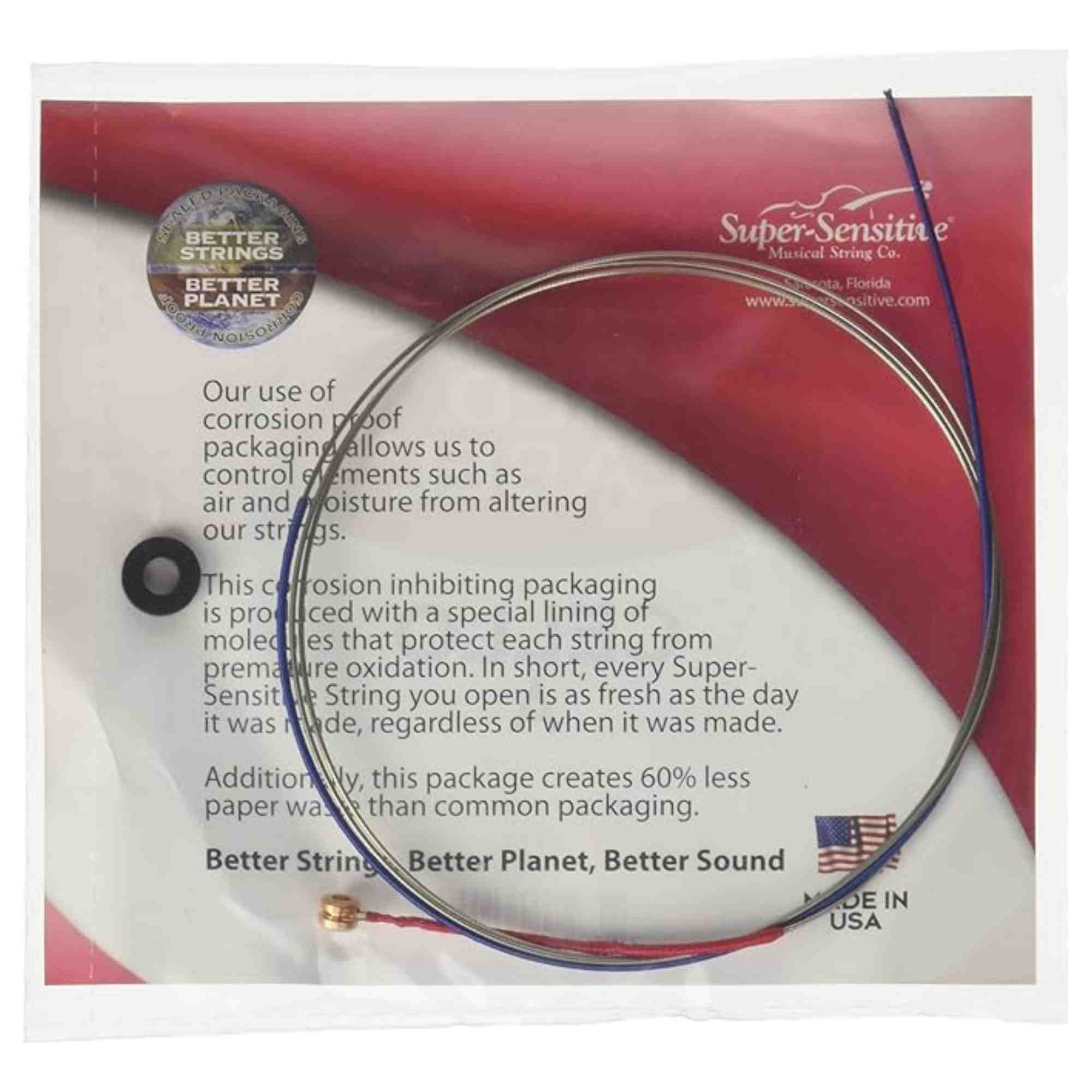 Super Sensitive Red Label Series Cello A String 3/4 Size, Medium