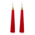 thumbnail image 1 of Sonducket Borla Pendientes Candelabro Bohemio Cuerda larga Joyería exagerada Oreja Cuelga Flecos Día de San Valentín Niñas Par de aretes Ropa, zapatos y accesorios Miscelánea Rojo Sonducket AP010294-01, 1 of 6