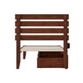thumbnail image 4 of AFI Oxford 14" Twin Wood Platform Bed Frame with Set of 2 Storage Drawers, Walnut, 4 of 6