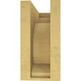 thumbnail image 4 of 6"W x 12"D x 12"H Classic Emerson Rough Cedar Woodgrain TimberThane Corbel, Primed Tan, 4 of 6