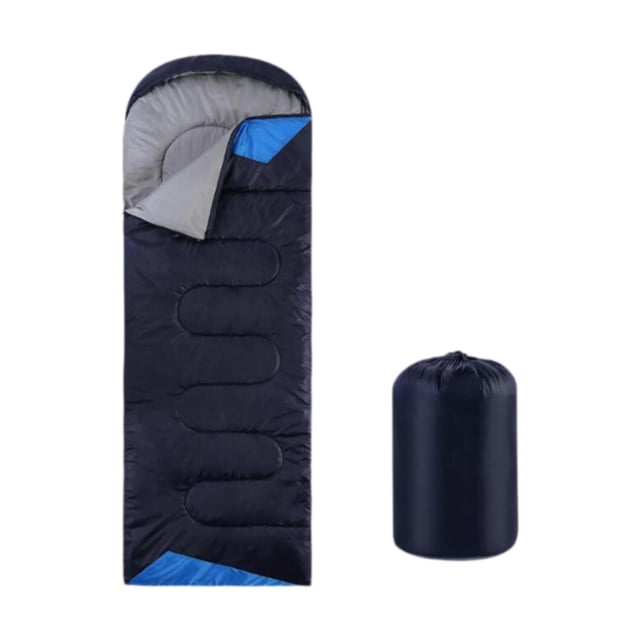 Colch de mochileros portátil de sacos de dormir al aire libre para viajar al aire libre senderismo Azul